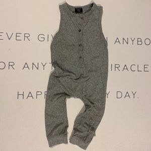 Grey tank Little Bipsy Romper 12-18 months